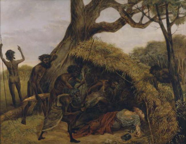 unknow artist Natives discovering the body of William John Wills, the explorer, at Coopers Creek, June Germany oil painting art